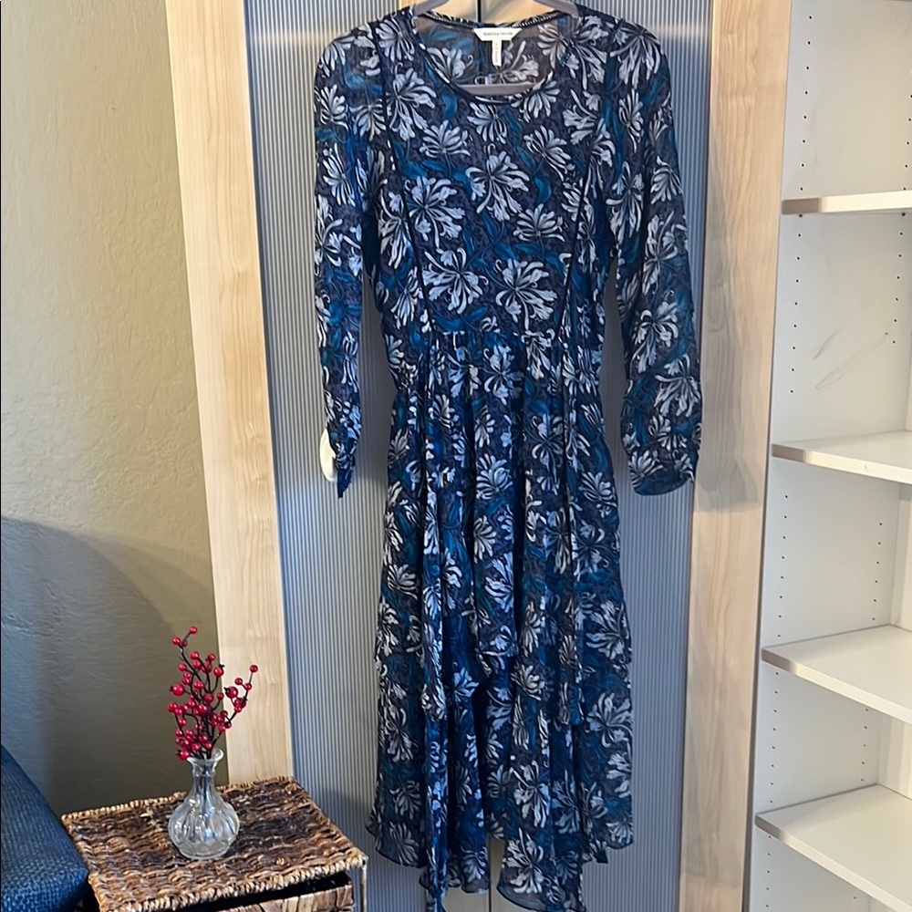 Floral Blue Dress